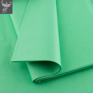 Plain tissue paper mint green