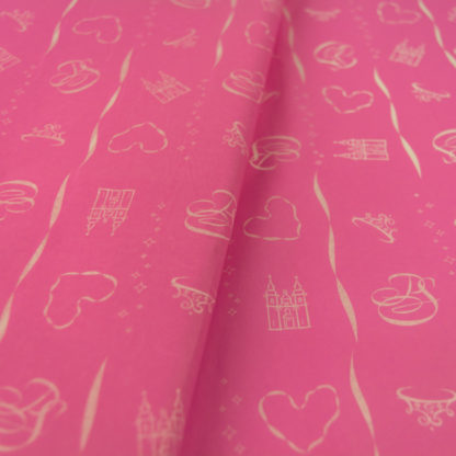 charti afis roz lefka schedia tissue paper pink white hearts