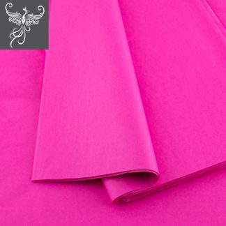 Plain tissue paper hot pink